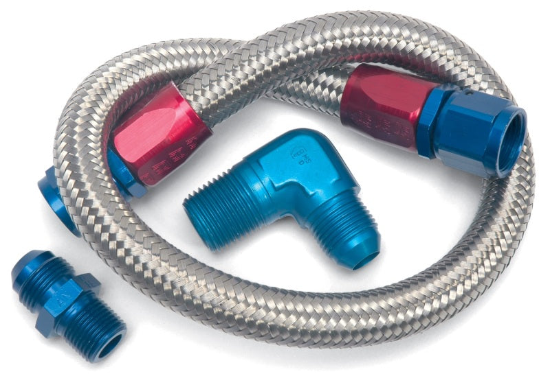 Edelbrock 22-Inch Fuel Line Kit Edelbrock Fuel Lines