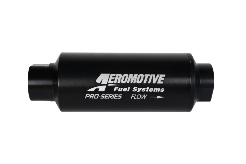 Aeromotive Pro-Series In-Line Filter - AN-12 - 40 Micron SS Element - Nickel Chrome Finish Aeromotive Fuel Filters
