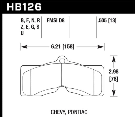 Hawk Performance Ceramic Street Brake Pads Hawk Performance Brake Pads - Performance
