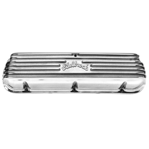 Edelbrock Valve Cover Classic Series Ford 1962-95 221 351W V8 Polshed Edelbrock Valve Covers