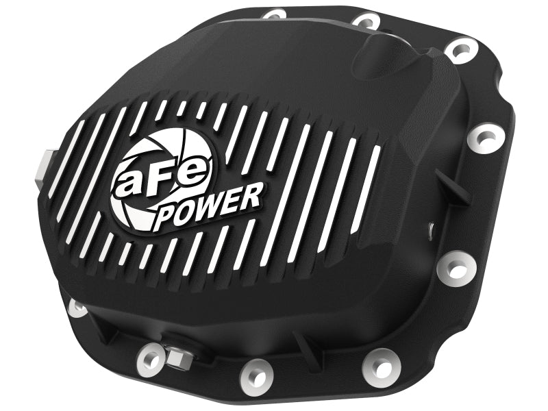 aFe Pro Series Rear Differential Cover Black w/ Fins 15-19 Ford F-150 (w/ Super 8.8 Rear Axles) aFe Diff Covers