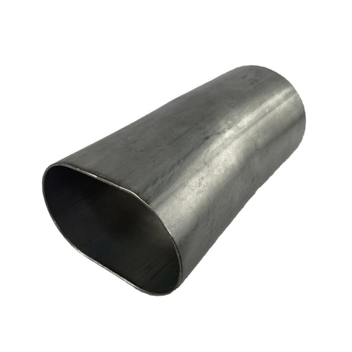 Granatelli 3.0in Round to 3.0in Oval Weld In Exhaust Adapter Granatelli Motor Sports Exhaust Adapters