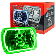 Oracle Pre-Installed Lights 7x6 IN. Sealed Beam - Green Halo ORACLE Lighting Headlights