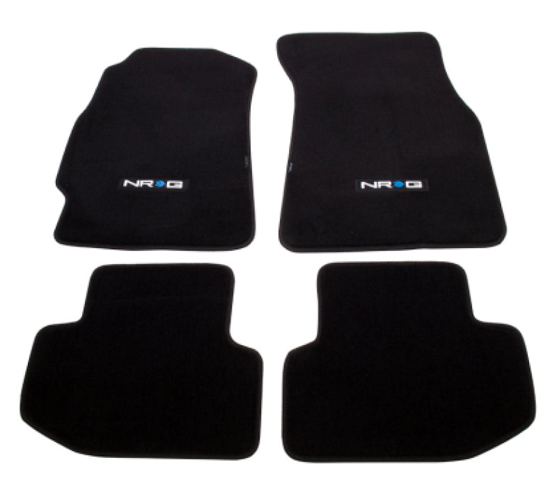 NRG Floor Mats - 94-01 Acura Integra (DC2 Logo) - 4pc. NRG Floor Mats Carpeted