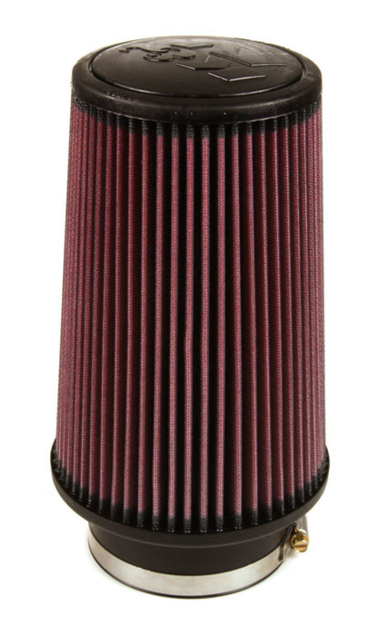 K&N Universal Rubber Filter 4inch FLG / 6inch OD-B / 4-5/8inch OD-T / 9inch H K&N Engineering Air Filters - Universal Fit