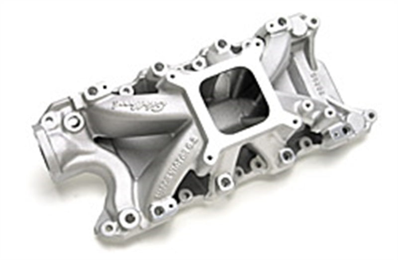 Edelbrock Intake Manifold Super Victor EFI Ford Windsor 8 2In Deck Block Polished Finish Edelbrock Intake Manifolds