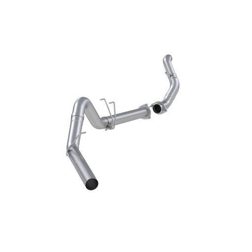 MBRP 11-14 F250/F350/F450 6.4L PS CC/SC AL Steel 4in Filter-Back Single Side - No Muffler w/ DP MBRP DPF Back