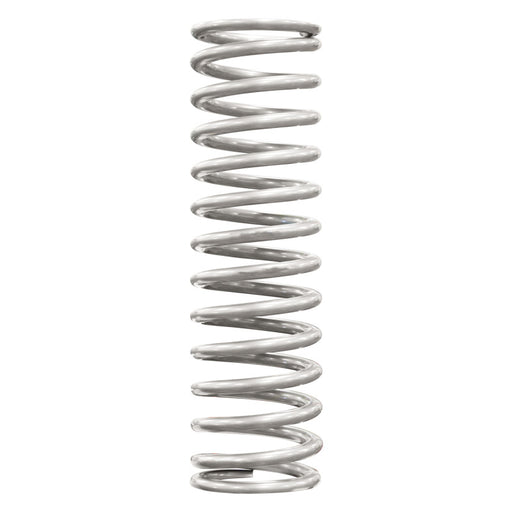 QA1 2-1/2in ID High Travel Spring - 15in Length x 300lbs/in - Silver Powder Coated QA1 Coilover Springs