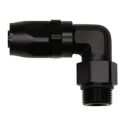 DeatschWerks 10AN ORB Female Swivel 90-Degree Hose End CPE - Anodized Matte Black DeatschWerks Fittings
