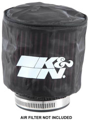 K&N Black Drycharger Round Straight Air Filter Wrap 4.5in ID x 4in H K&N Engineering Pre-Filters