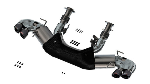 Borla 20-23 Chevy Corvette 6.2L V8 AT w/o NPP 3in ATAK Catback Exhaust - Carbon Fiber Tips Borla Catback