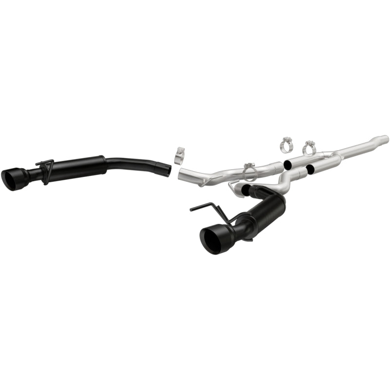 MagnaFlow Cat-Back 15-16 Ford Mustang 2.3L L4 Competition SS 3in Dual Split Rear 4.5in Black Tips Magnaflow Catback