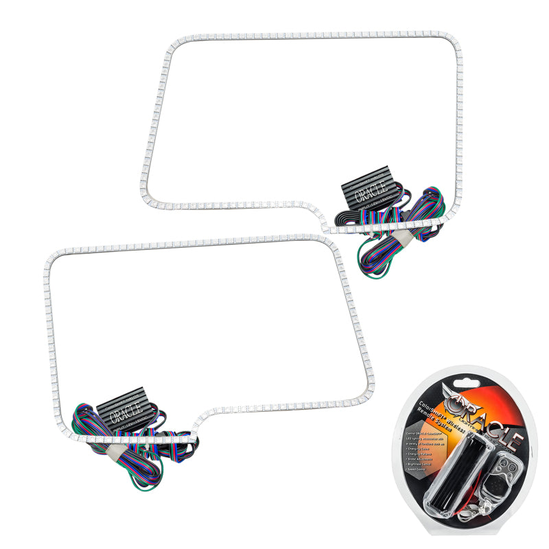 Oracle Ford F-150/Raptor 09-14 Halo Kit - ColorSHIFT ORACLE Lighting Headlights