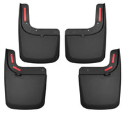 Husky Liners 17 Ford F-250 Super Duty / F-350 Super Duty Front and Rear Mud Guards (w/ Flares) Black Husky Liners Mud Flaps