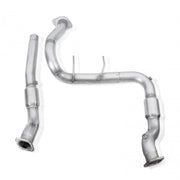 Stainless Works 2017 F-150 Raptor 3.5L 3in Downpipe High-Flow Cats Factory Connection Stainless Works Downpipes
