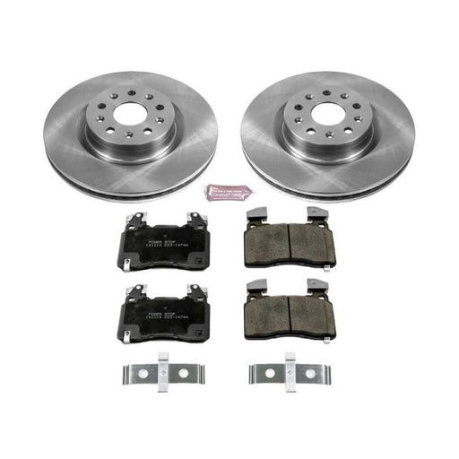 Power Stop 16-18 Cadillac CT6 Front Autospecialty Brake Kit PowerStop Brake Kits - OE