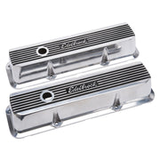 Edelbrock Valve Covers Elite II Ford FE 1958-76 Polished Edelbrock Valve Covers