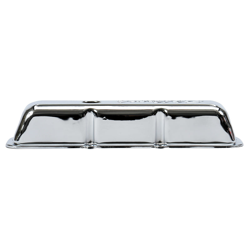 Edelbrock Valve Cover Signature Series Chevrolet 1982-1993 2 8L 60 V6 Chrome Edelbrock Valve Covers