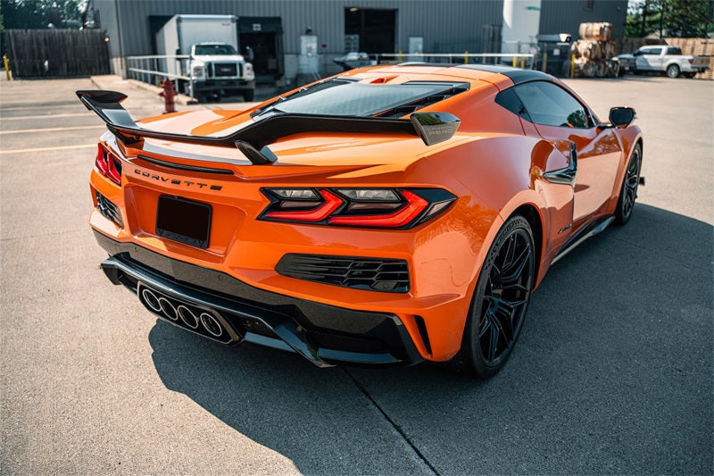 Corsa 23-25 Chevrolet Corvette C8 Z06 3in Valved Cat-Back Exhaust Muffler Delete Track Systemw/o Tip CORSA Performance Catback