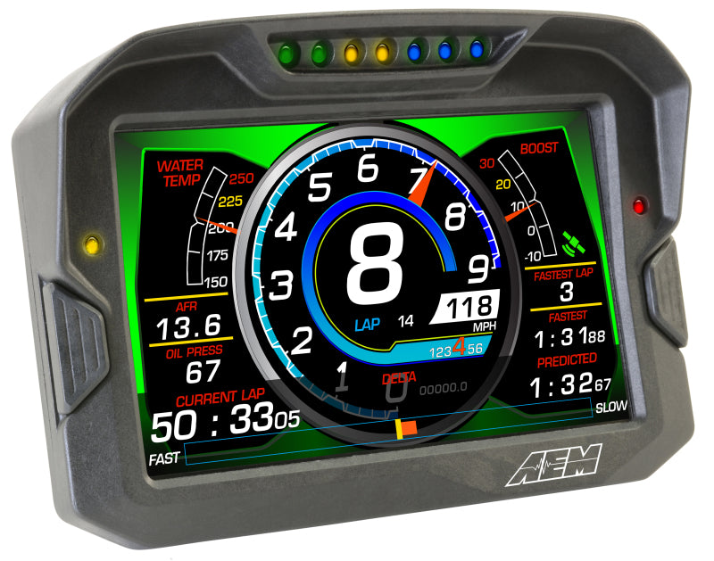 AEM CD-7 Logging Race Dash Carbon Fiber Digital Display (CAN Input Only) AEM Gauges