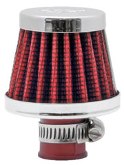 K&N 2in Base OD x .375in Flange ID x 1.75in H Rubber Base Crankcase Vent Filter K&N Engineering Air Filters - Universal Fit