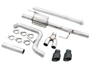 AWE 21+ Ford F150 Dual Side Exit Cat-Back Exhaust - 4.5in Diamond Black Tips *For Stock Y-Pipe Only AWE Tuning Catback