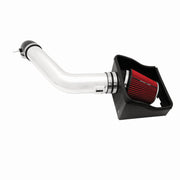 Spectre 09-10 Ford F150 V8-5.4L F/I Air Intake Kit - Polished w/Red Filter Spectre Cold Air Intakes
