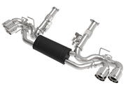 aFe MACH Force-Xp 3in to 2-1/2in 304SS Cat-Back 2020 Chevy Corvette (C8) 6.2L - Polished Tip aFe Catback