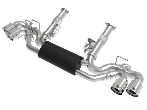 aFe MACH Force-Xp 3in to 2-1/2in 304SS Cat-Back 2020 Chevy Corvette (C8) 6.2L - Polished Tip aFe Catback