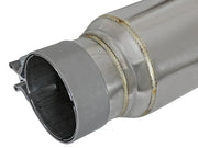 aFe MACH Force-Xp Resonator 2-1/2 IN Inlet/Outlet x 4 IN Dia. x 12 IN Body x 15 IN Overall Length aFe Resonators