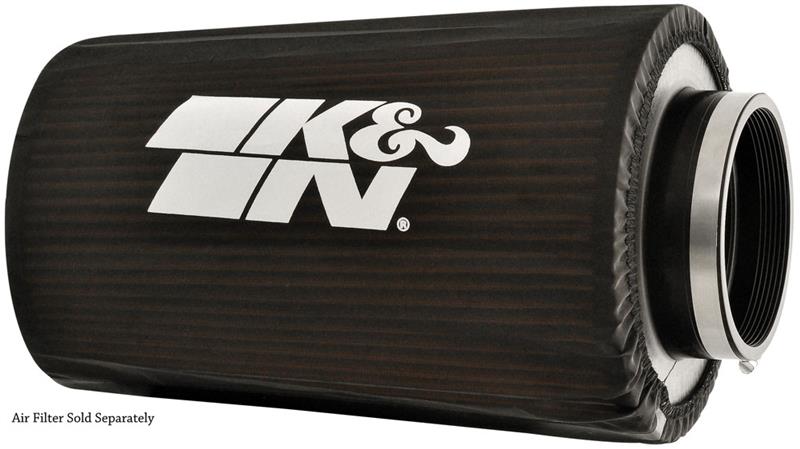 K&N Round Tapered Drycharger Air Filter Wrap 8in B ID x 6.625in T ID x 10.5in H K&N Engineering Pre-Filters