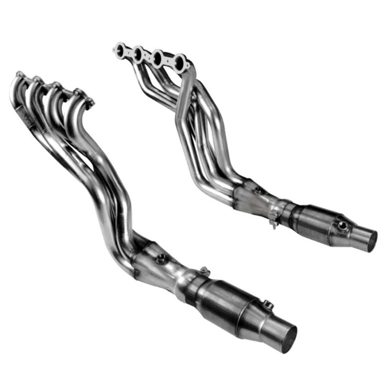 Kooks 10-14 Chevy Camaro SS LS3/L99/ 6.2L 1 7/8in x 3in SS LT Headers Inc 3in x 2 1/2in Green Catted Kooks Headers Headers & Manifolds