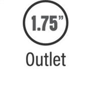 MagnaFlow Muff GP 3.5in Dia 16in Overall Length 1.75in Inlet / 1.75in Outlet Magnaflow Muffler