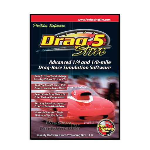 Comp Cams Software, Drag Sim 5 COMP Cams Engine Hardware