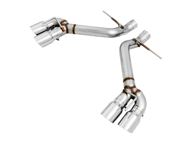 AWE Tuning 16-19 Chevrolet Camaro SS Axle-Back Exhaust - Track Edition (Quad Chrome Silver Tips) AWE Tuning Axle Back