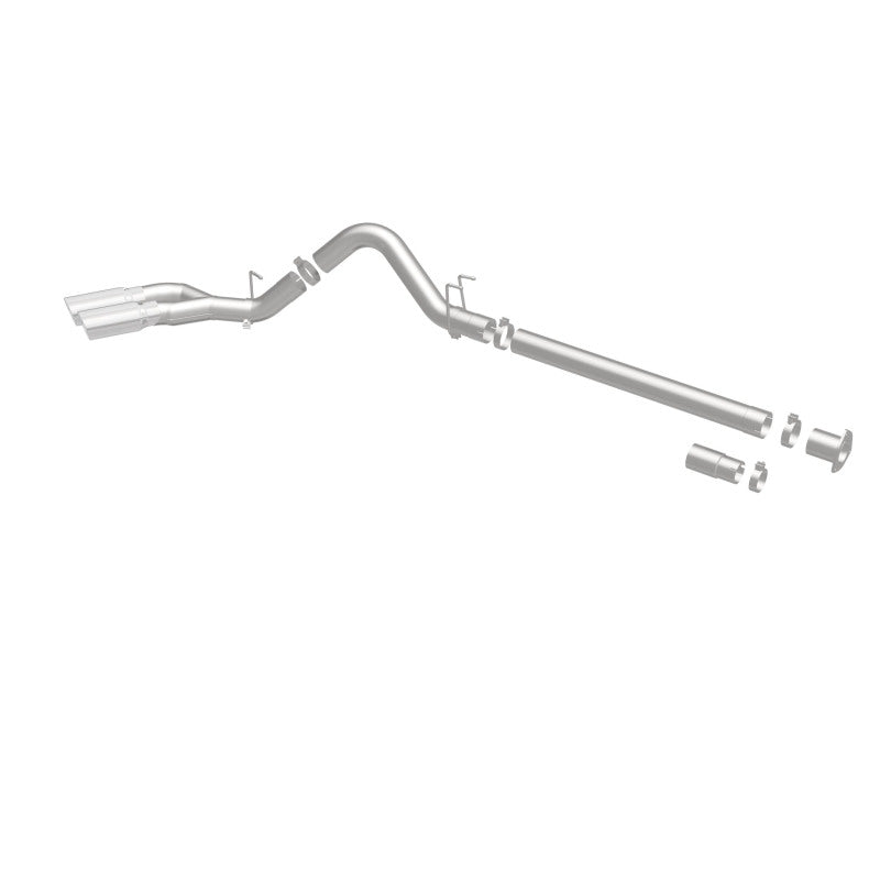 MagnaFlow 08-17 Ford F-250/F-350/F-450 4.6L/6.7 DPF-Back SS 4in Dual Single Passenger Side Rear Exit Magnaflow DPF Back