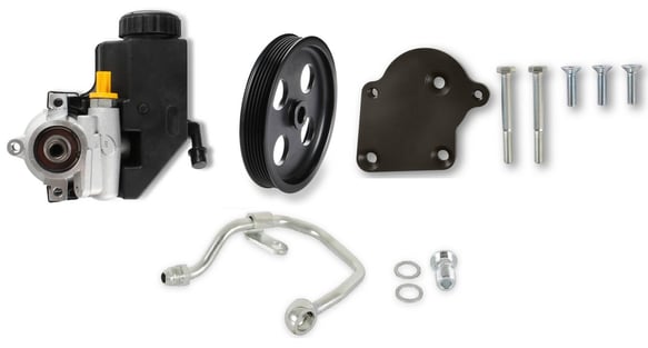 Power Steering Kit for Gen III Hemi Swaps - Early Car - Low Pressure 97-378 HOLLEY Autoparts