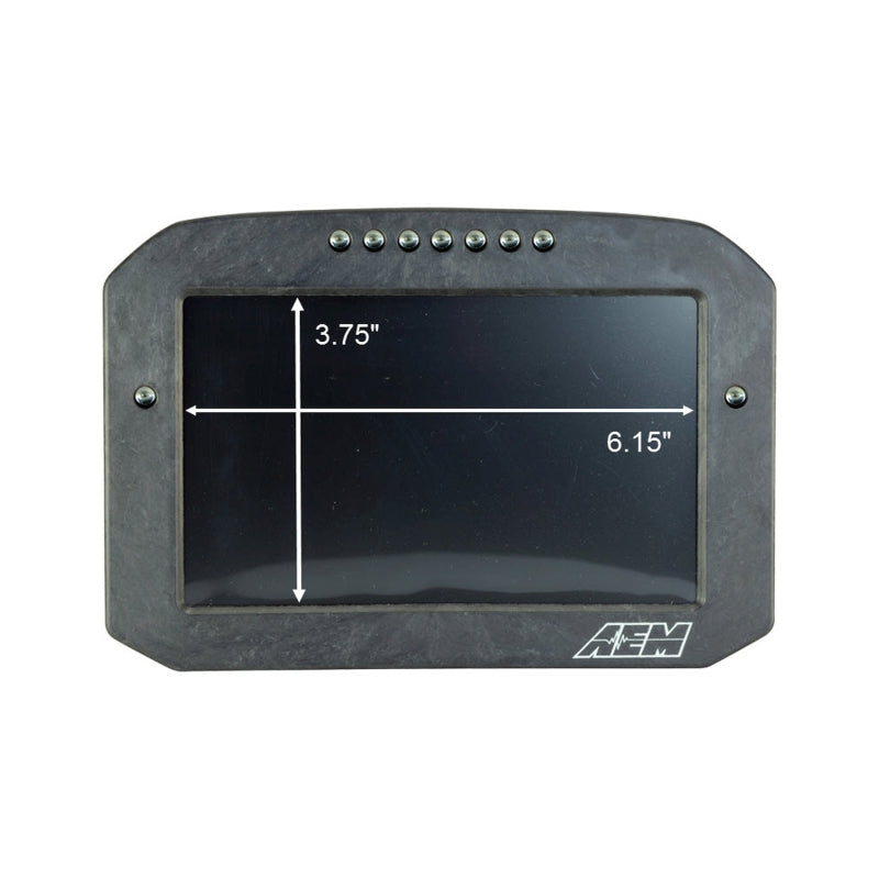 AEM CD-7L Carbon Logging Flush Digital Dash Display AEM Gauges