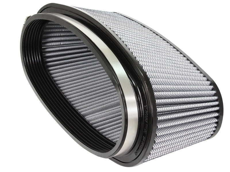 aFe Magnum FORCE Intake Rplcmnt Air Filter (11-3/8x4)IN F x (14x5-1/2)IN B x (12x3-1/2)IN T x 5IN H aFe Air Filters - Universal Fit