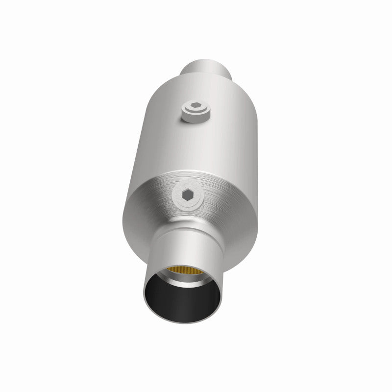 Magnaflow 2.50 w/dual O2 5in. Spun Universal Converter Magnaflow Catalytic Converter Universal