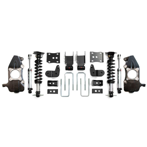 QA1 21-25 Ford F150 4WD Dual Adjustable Lowering Kit w/ Spindles - 3.5-5.5in QA1 Lowering Kits