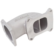 Edelbrock Low Profile Intake Elbow 90mm Throttle Body to Square-Bore Flange As-Cast Finish Edelbrock Throttle Bodies