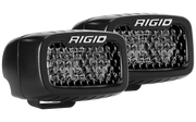 Rigid Industries SR-M Series PRO Midnight Edition - Spot - Diffused - Pair Rigid Industries Light Bars & Cubes