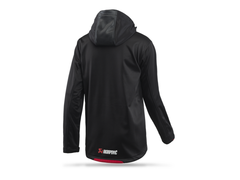 Akrapovic Mens Corpo Softshell Jacket Black - S Akrapovic Headwear