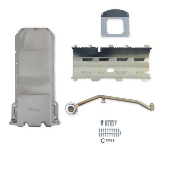 Holley Gen III Hemi Swap Oil Pan - Natural 302-63 HOLLEY Autoparts