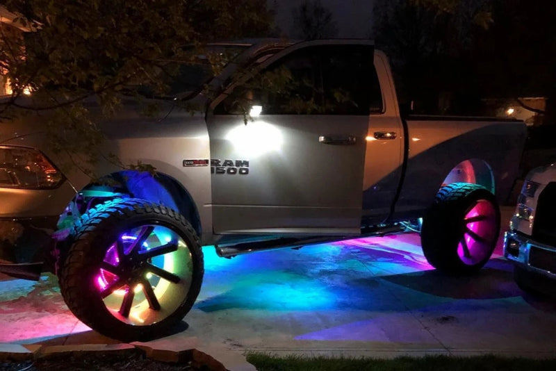 Oracle LED Illuminated Wheel Rings - ColorSHIFT Dynamic - ColorSHIFT - Dynamic ORACLE Lighting Light Strip LED
