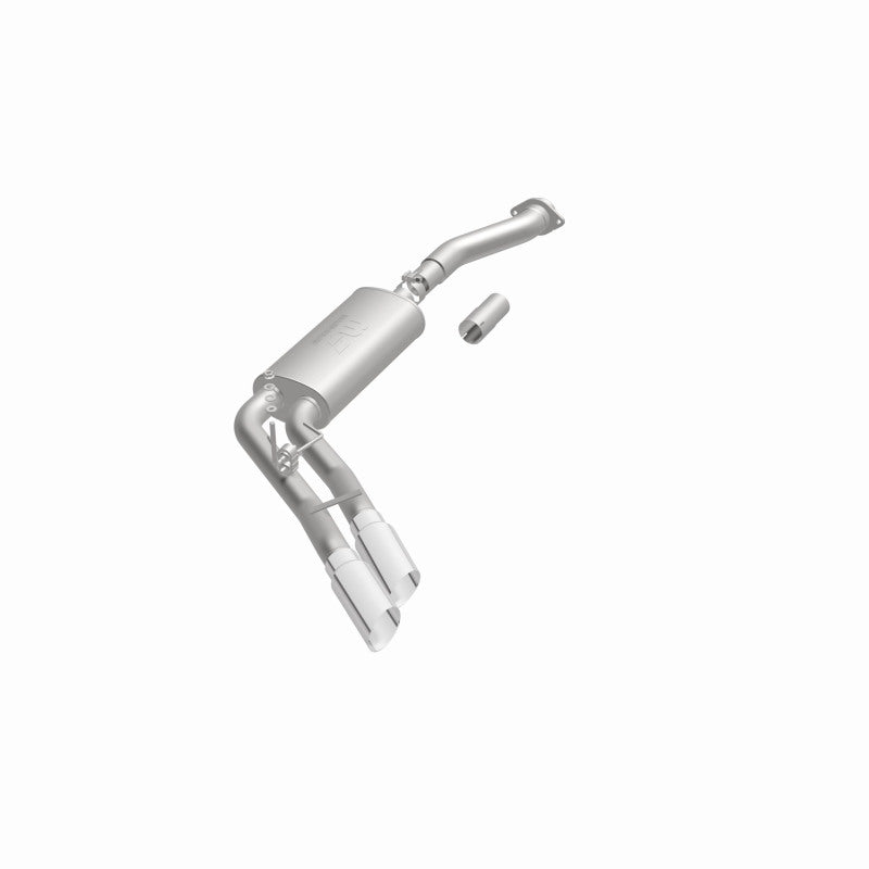 MagnaFlow 11-13 Ford F-150 Pickup Dual Same Side Before P/S Rear Tire Stainless CatBack Perf Exhaust Magnaflow Catback