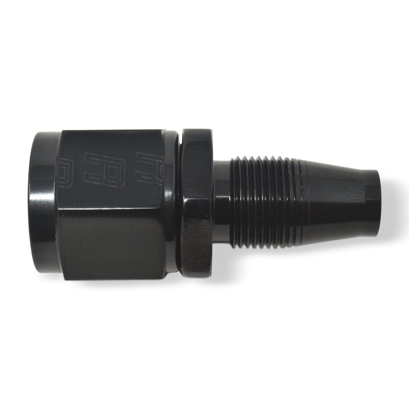 6AN 2-Piece Straight Swivel Hose End Without Socket With Black Finish RUSSELL Autoparts