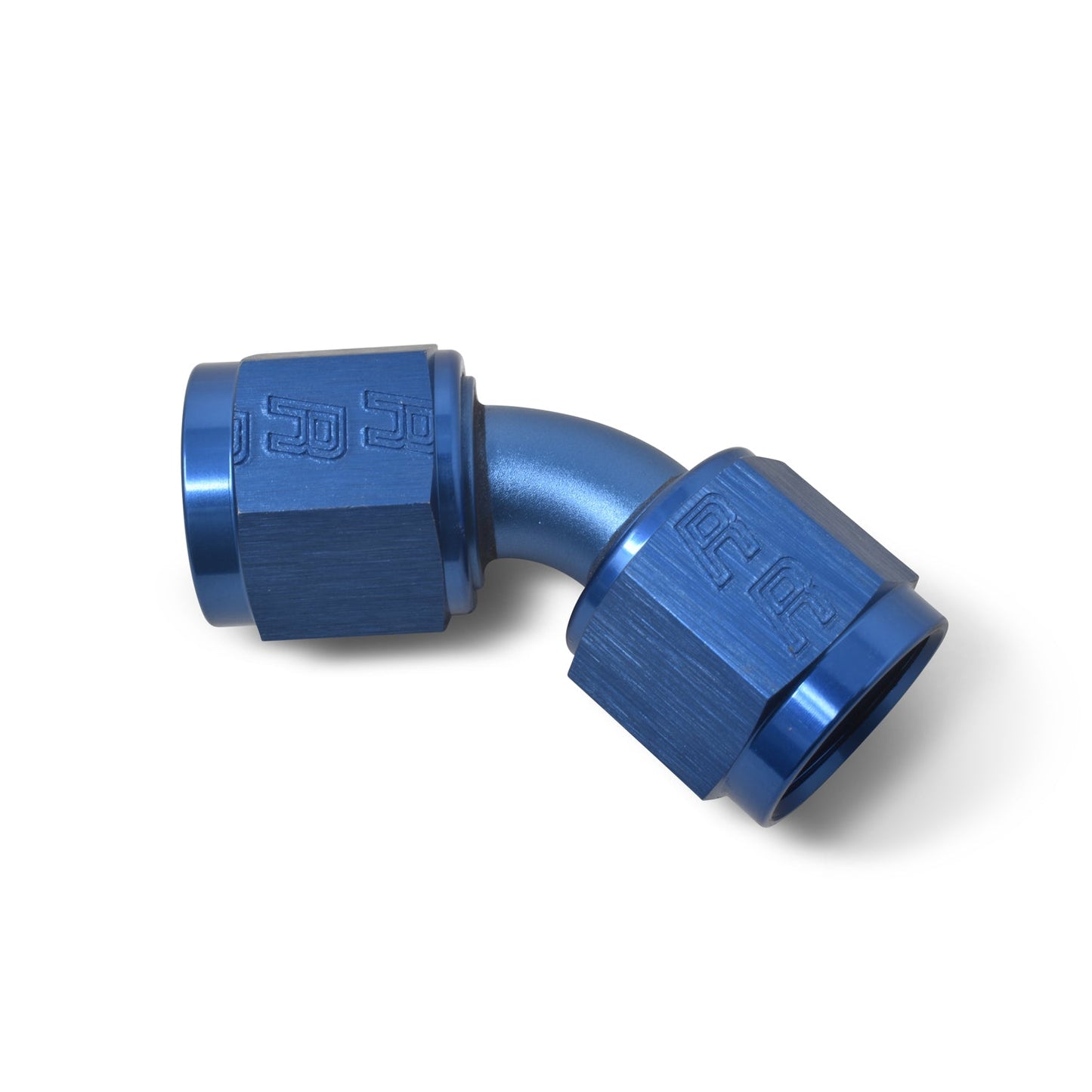 6AN 45 Degree Swivel Coupler Adapter Fitting With Blue Finish RUSSELL Autoparts