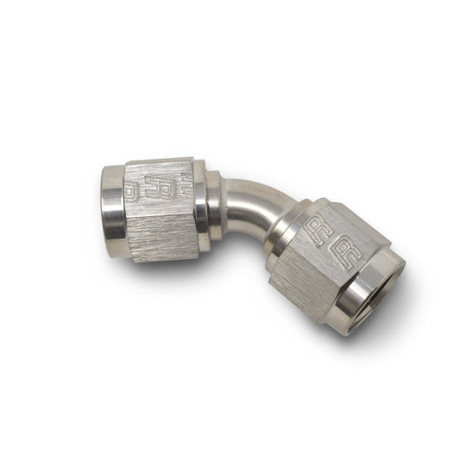 6AN 45 Degree Swivel Coupler Adapter Fitting With Endura Finish RUSSELL Autoparts